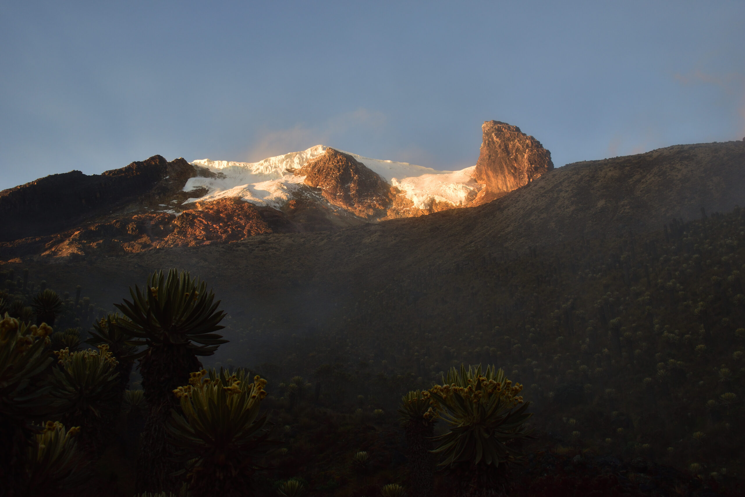 Amanecer en montaña — volver a estar presente
